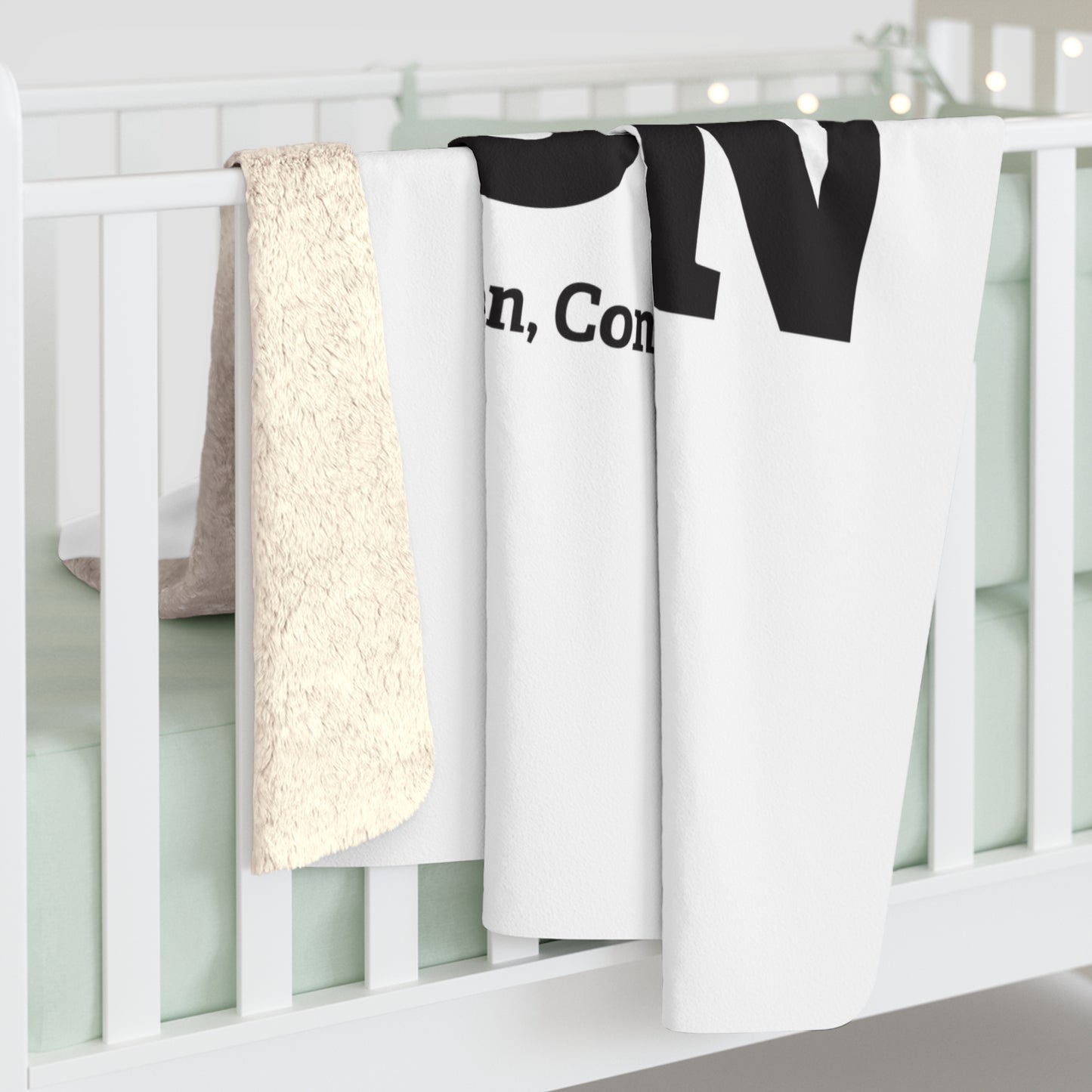 I Heart WSTN Sherpa Fleece Blanket