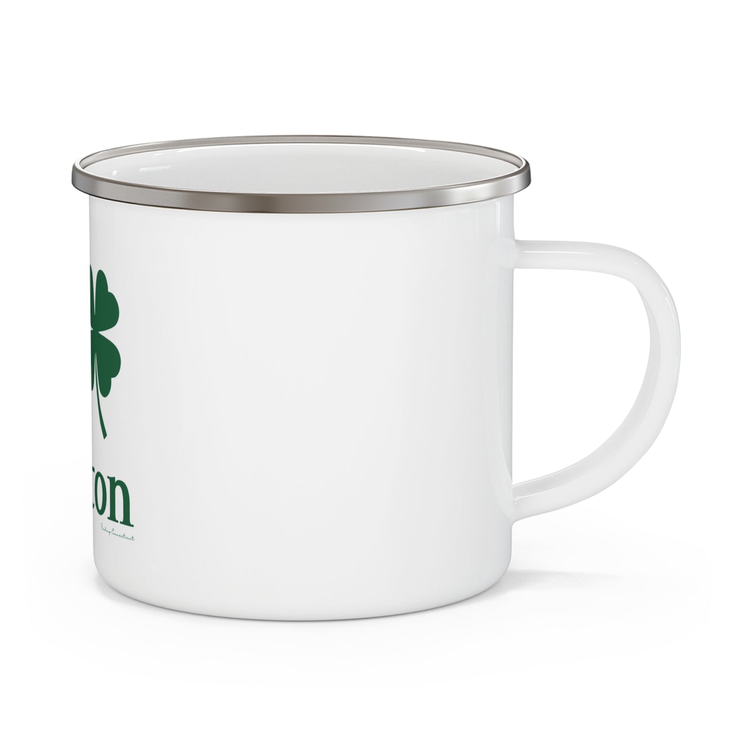 I Clover Shelton Enamel Camping Mug