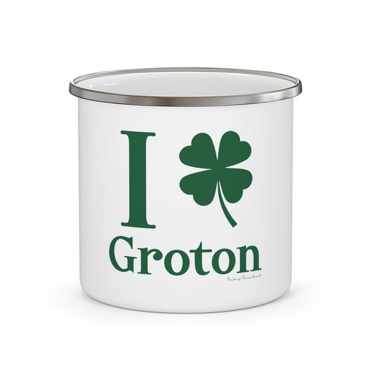 I Clover Groton Enamel Camping Mug