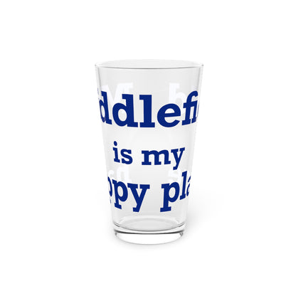 Middlefield is My Happy Place Pint Glass, 16oz