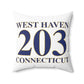 West Haven 203 Connecticut Polyester Square Pillow