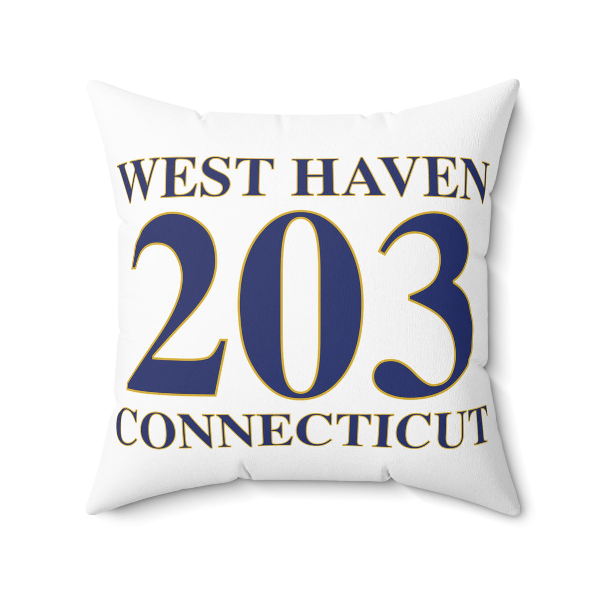 West Haven 203 Connecticut Polyester Square Pillow