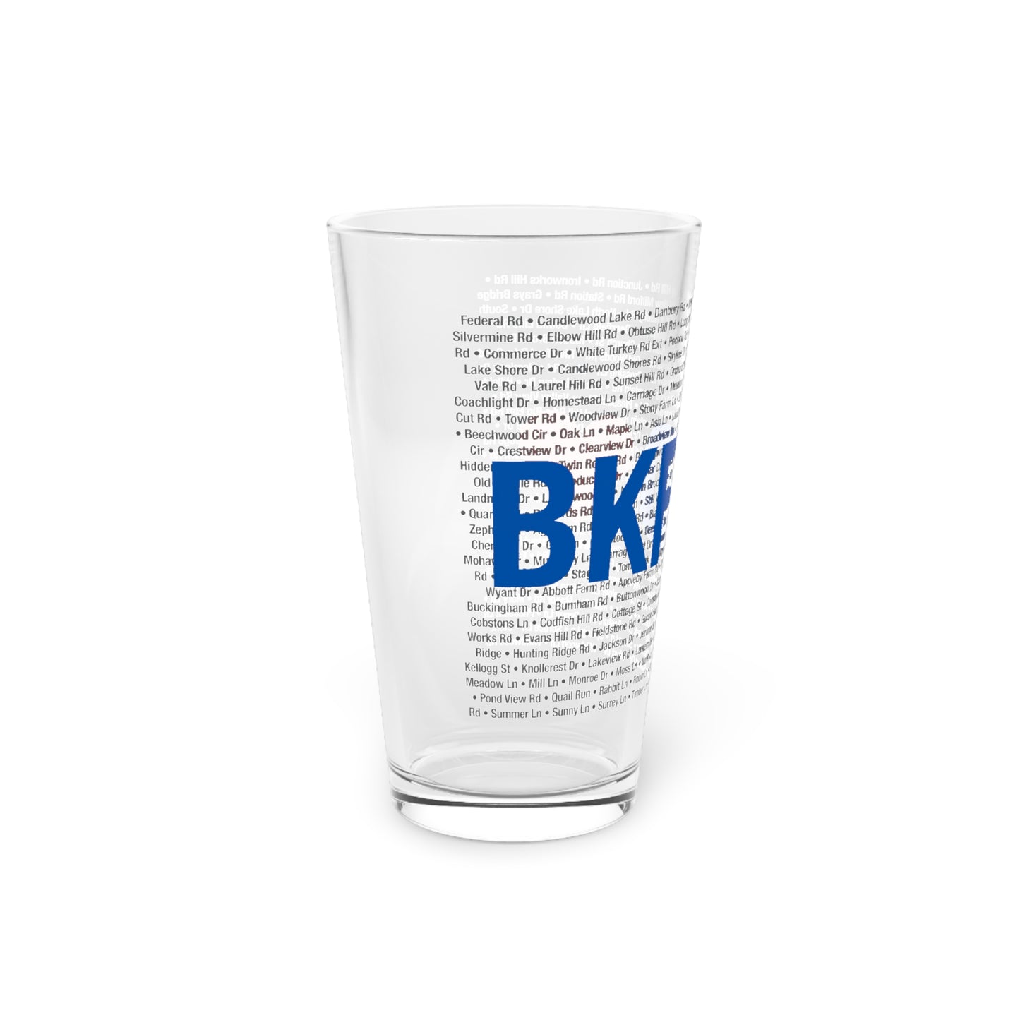 Brookfield Love  Pint Glass, 16oz