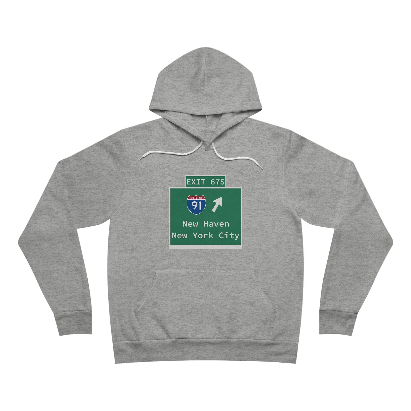 Vintage WCP Exit 67S Sign Unisex Sponge Fleece Pullover Hoodie