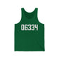 06334 Bozrah CT Zip Code Unisex Jersey Tank Top