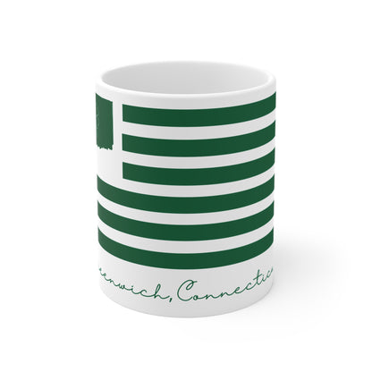 Greenwich Connecticut St Patrick's Day Flag Mug 11oz