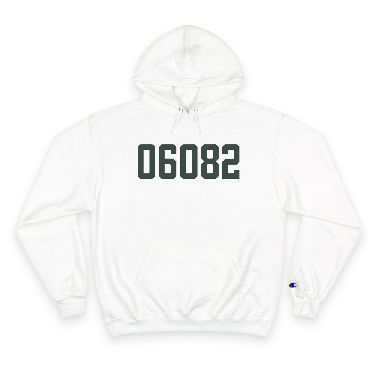 06082 Enfield Connecticut Zip Code Champion Hoodie