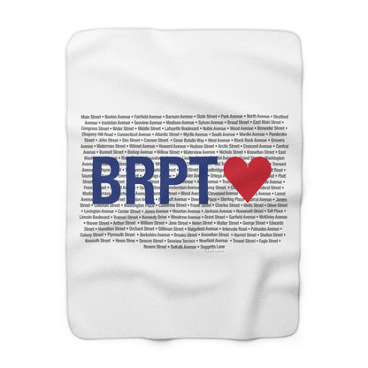 Bridgeport Love Sherpa Fleece Blanket