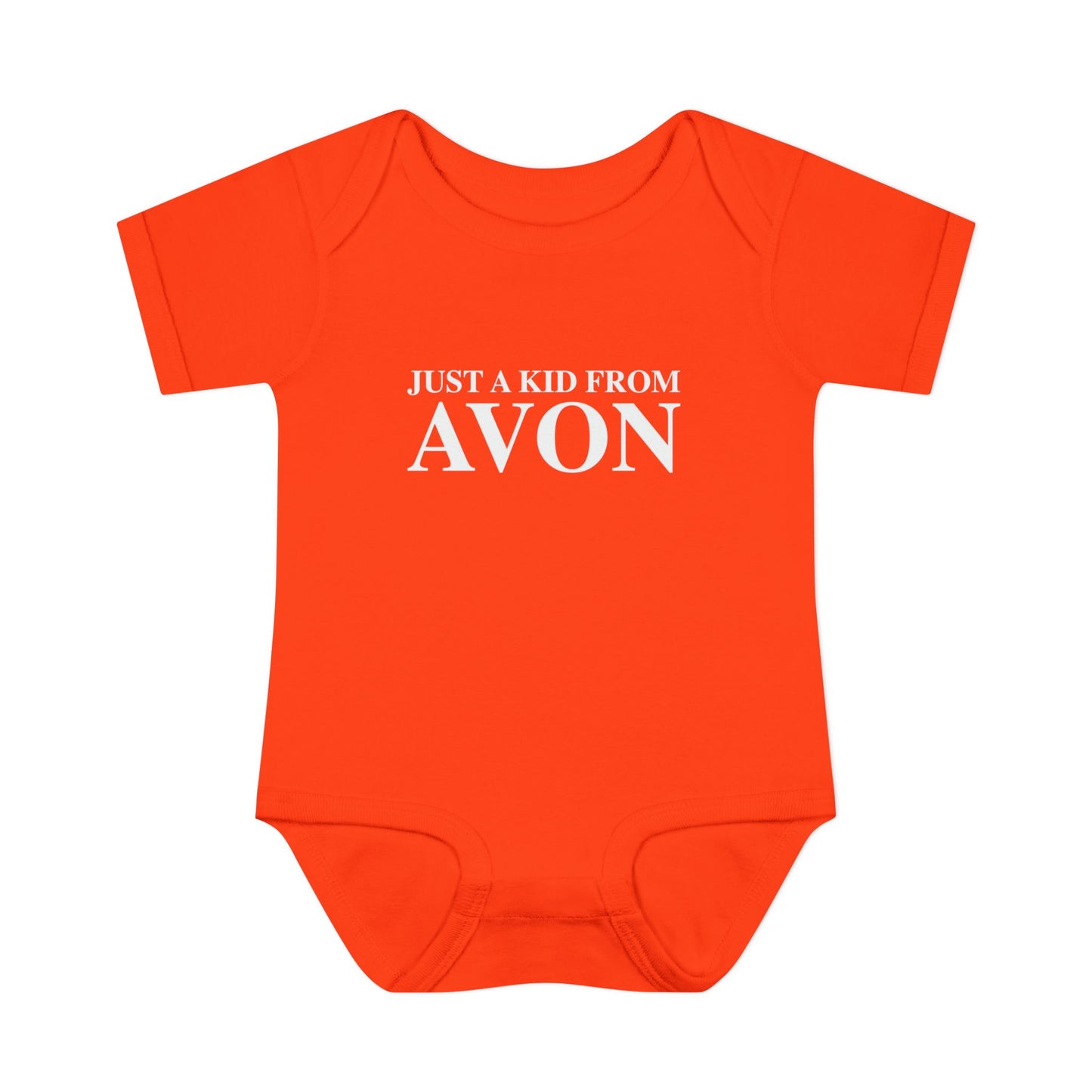Just a kid from Avon Infant Baby Rib Bodysuit