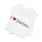 I Heart Darien. Unisex Jersey Short Sleeve T-Shirt