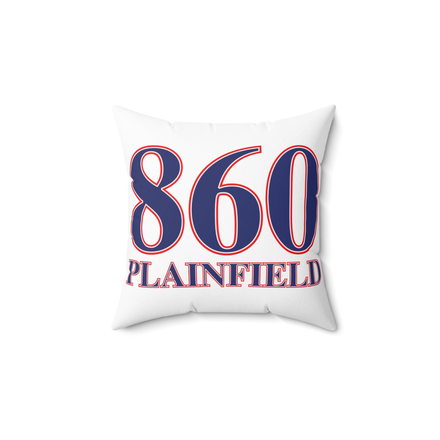 860 Plainfield Red, White & Blue Spun Polyester Square Pillow