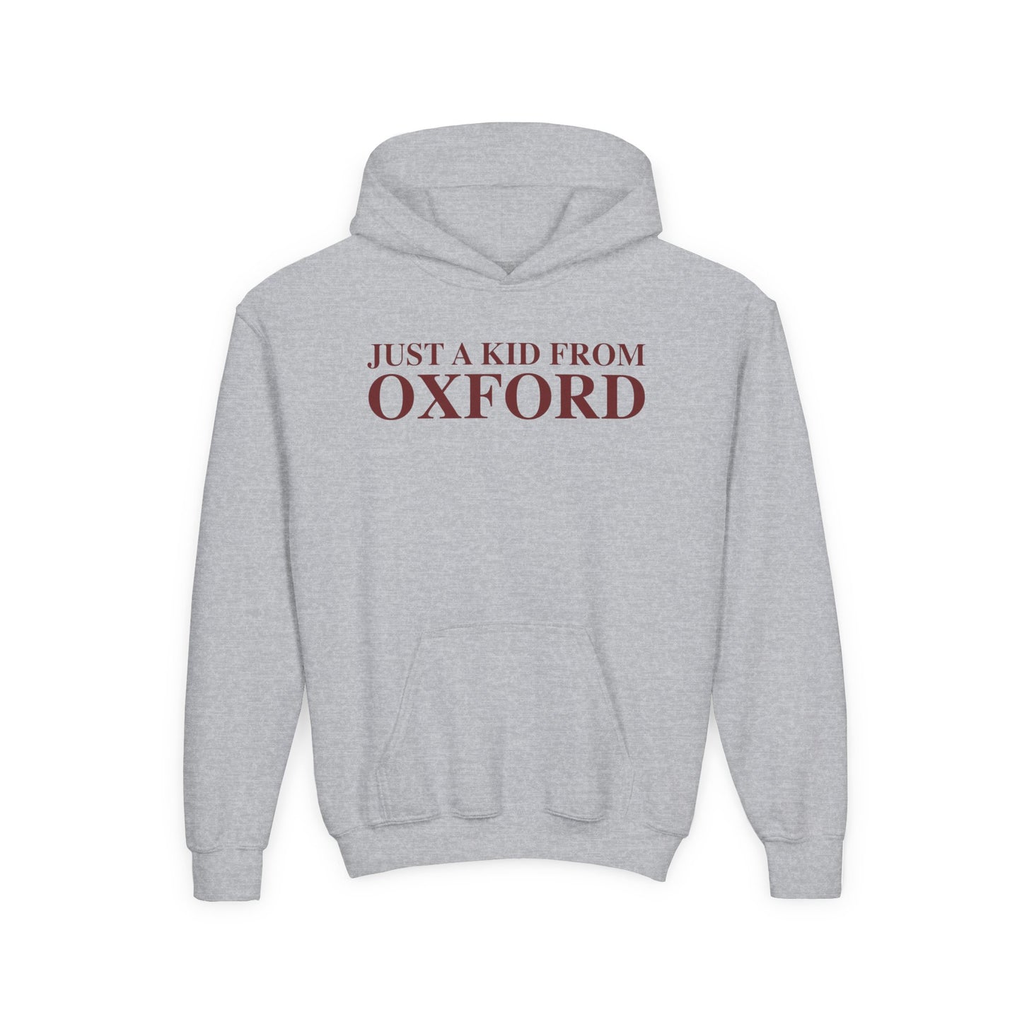 Just a kid from Oxford Youth Heavy Blend Hooded Sweatshirt