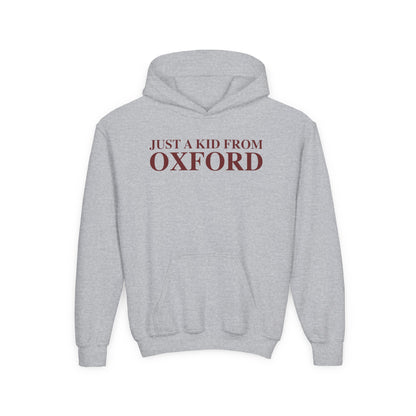 Just a kid from Oxford Youth Heavy Blend Hooded Sweatshirt