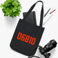 06810 Danbury Connecticut Zip Code Organic Canvas Tote Bag