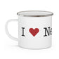 I Heart Newtown. Enamel Camping Mug