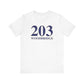 203 Woodbridge Unisex Jersey Short Sleeve T-Shirt