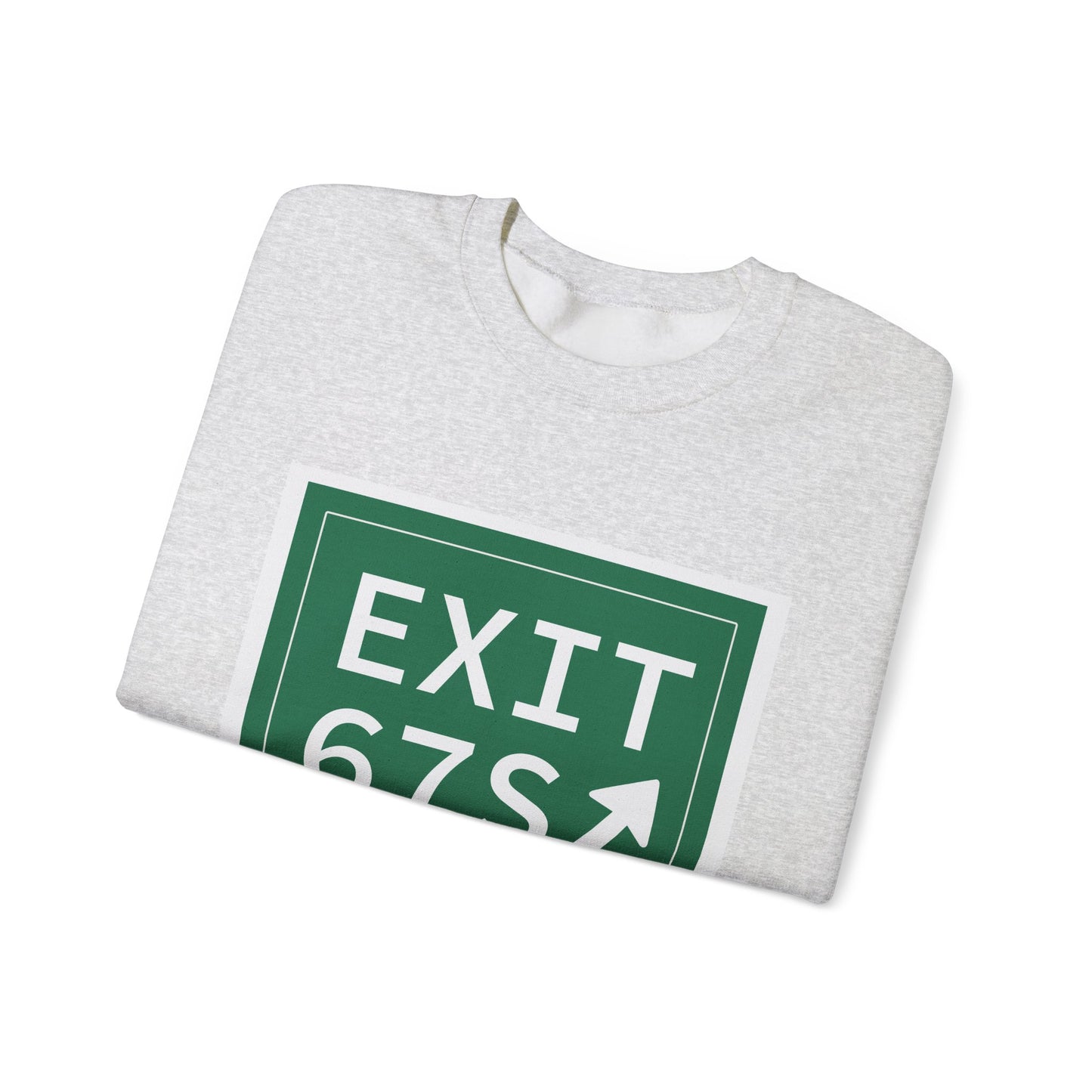Vintage Exit 67S WCP Sign Unisex Heavy Blend™ Crewneck Sweatshirt