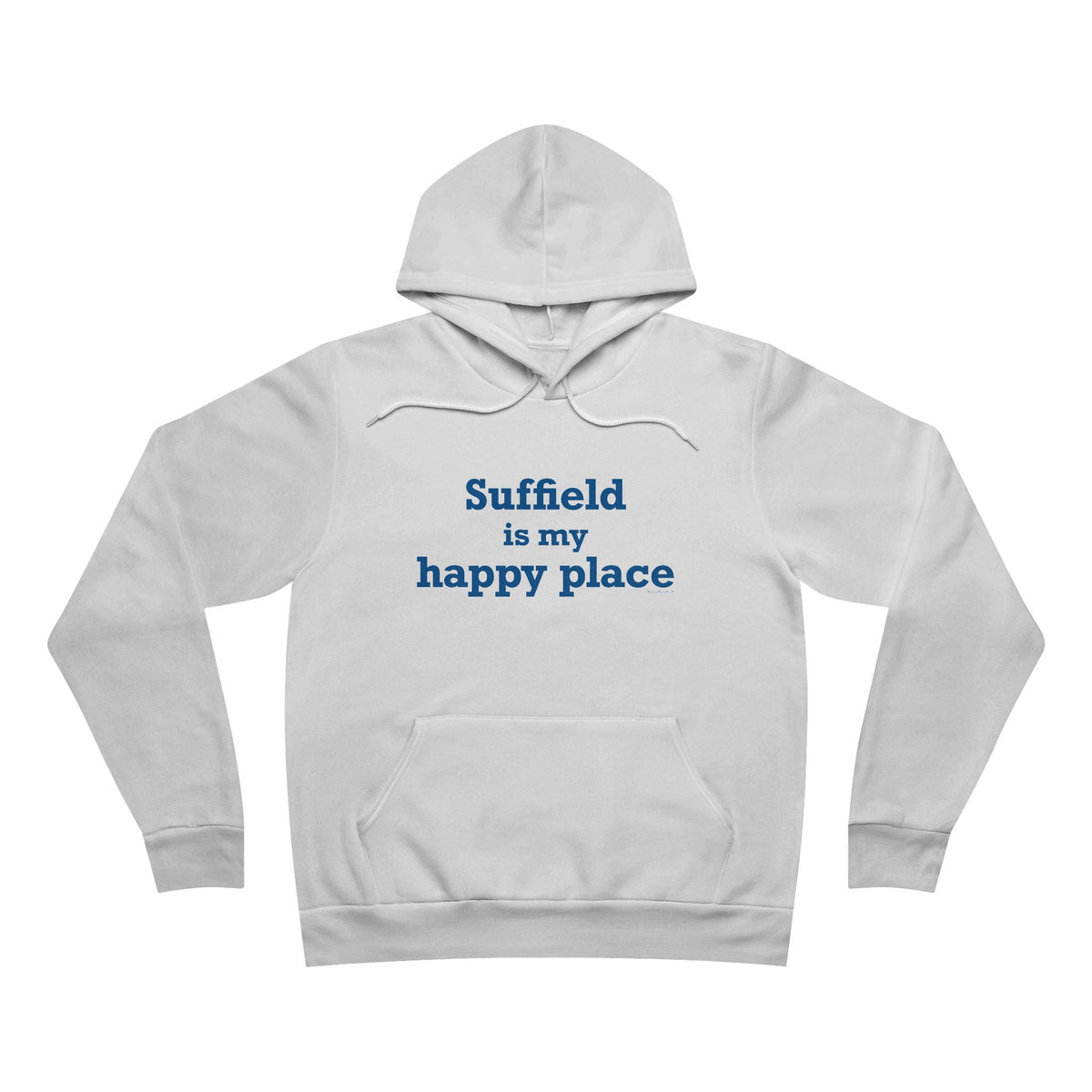Suffield is My Happy Place Unisex Sponge Fleece Pullover Hoodie