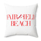 41 Tilt Fairfield Beach Spun Polyester Square Pillow