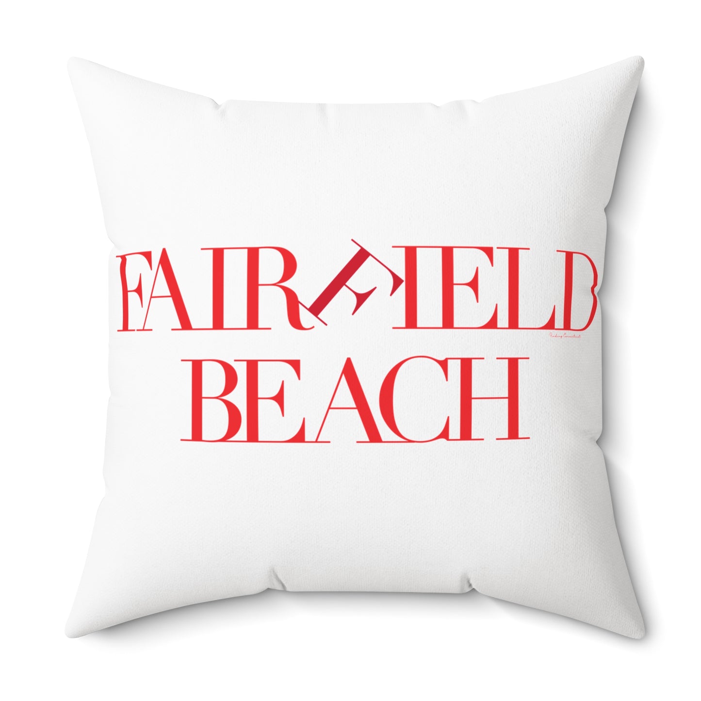 41 Tilt Fairfield Beach Spun Polyester Square Pillow