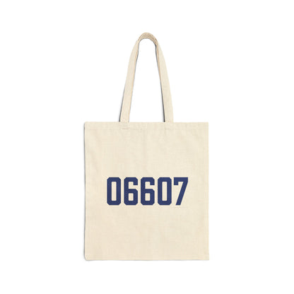 06607 Bridgeport Connecticut Zip Code Cotton Canvas Tote Bag