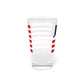 Bristol Connecticut Flag Pint Glass, 16oz
