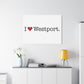 I Heart Westport. Matte Canvas, Stretched, 1.25"