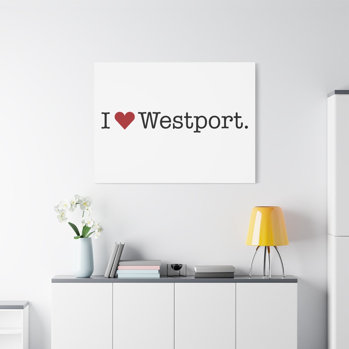 I Heart Westport. Matte Canvas, Stretched, 1.25"
