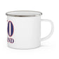 860 Tolland Red, White & Blue Enamel Camping Mug