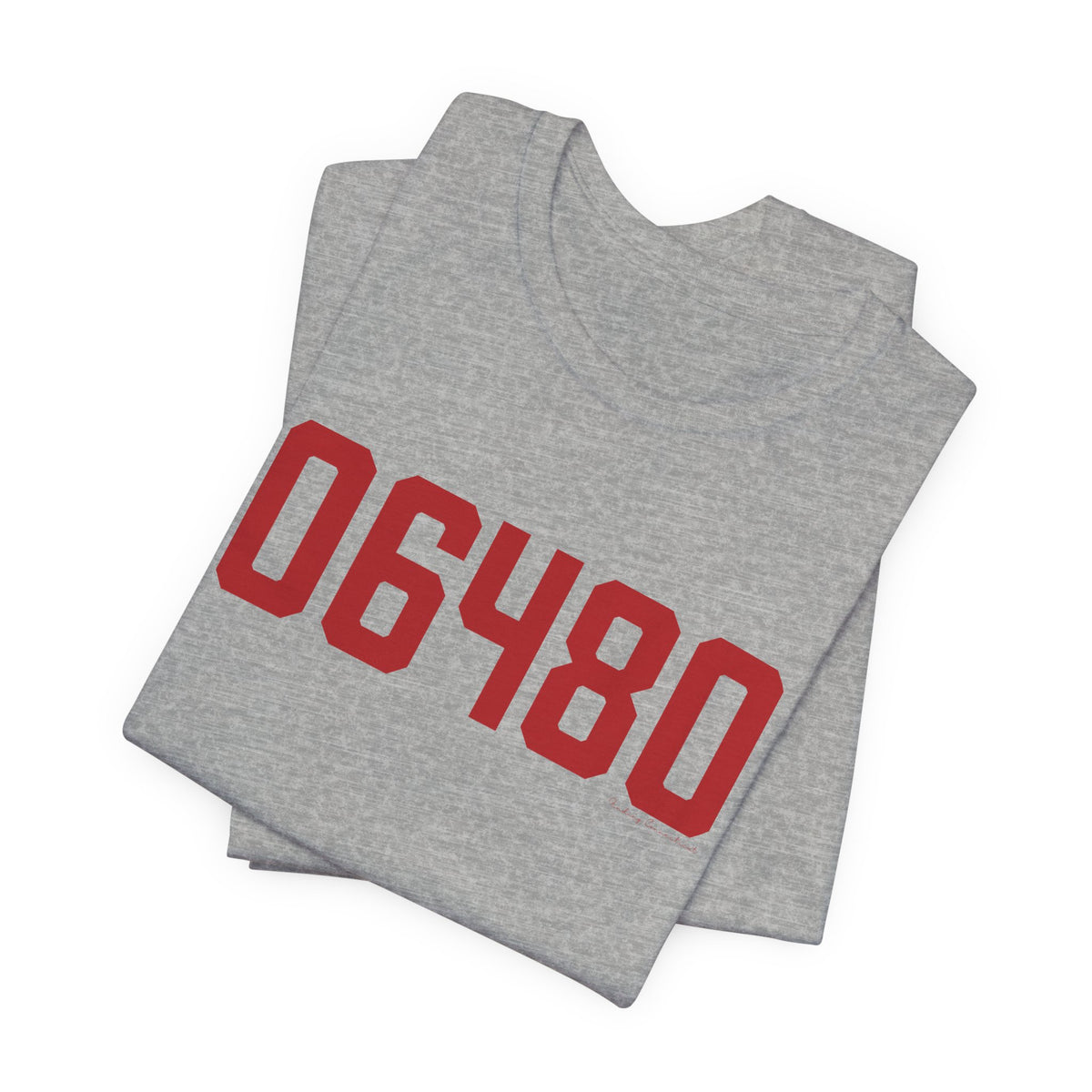 06480 Portland Connecticut Zip Code Unisex Jersey Short Sleeve T-Shirt