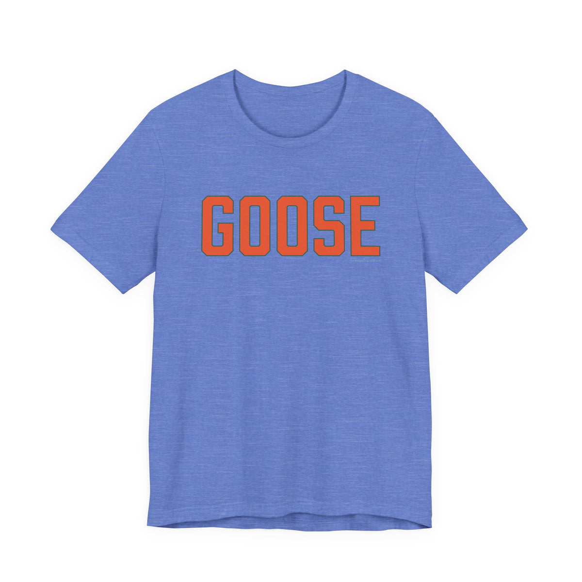 Goose Zip Code Orange & Green Unisex Jersey Short Sleeve T-Shirt