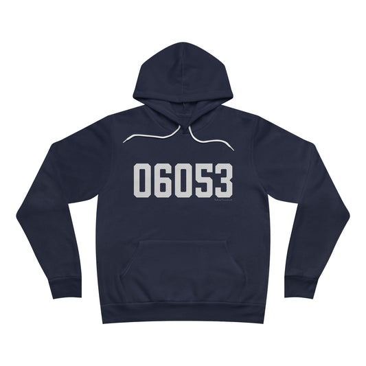 06053 New Britain CT Zip Code Sponge Fleece Pullover Hoodie