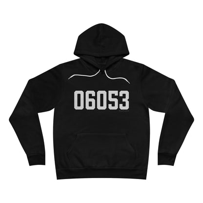 06053 New Britain CT Zip Code Sponge Fleece Pullover Hoodie