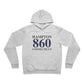 Hampton 860 Connecticut Unisex Sponge Fleece Pullover Hoodie