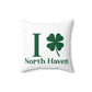 I Clover North Haven Spun Polyester Square Pillow