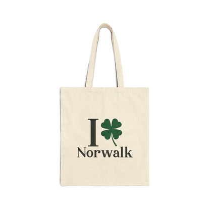 I Clover Norwalk Cotton Canvas Tote Bag