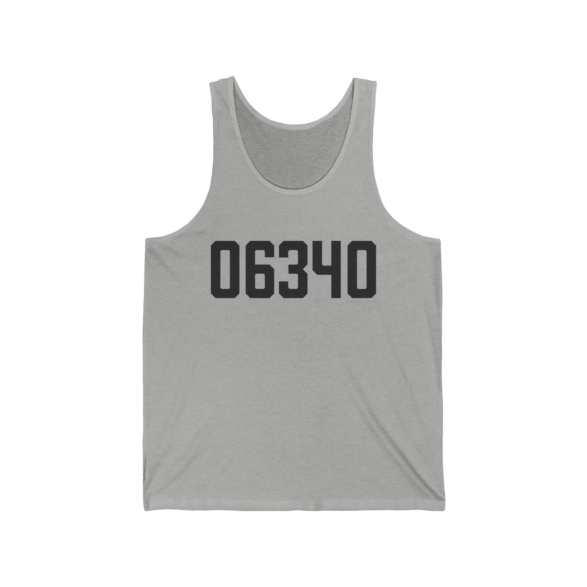 06340 Groton Connecticut Zip Code Unisex Jersey Tank Top