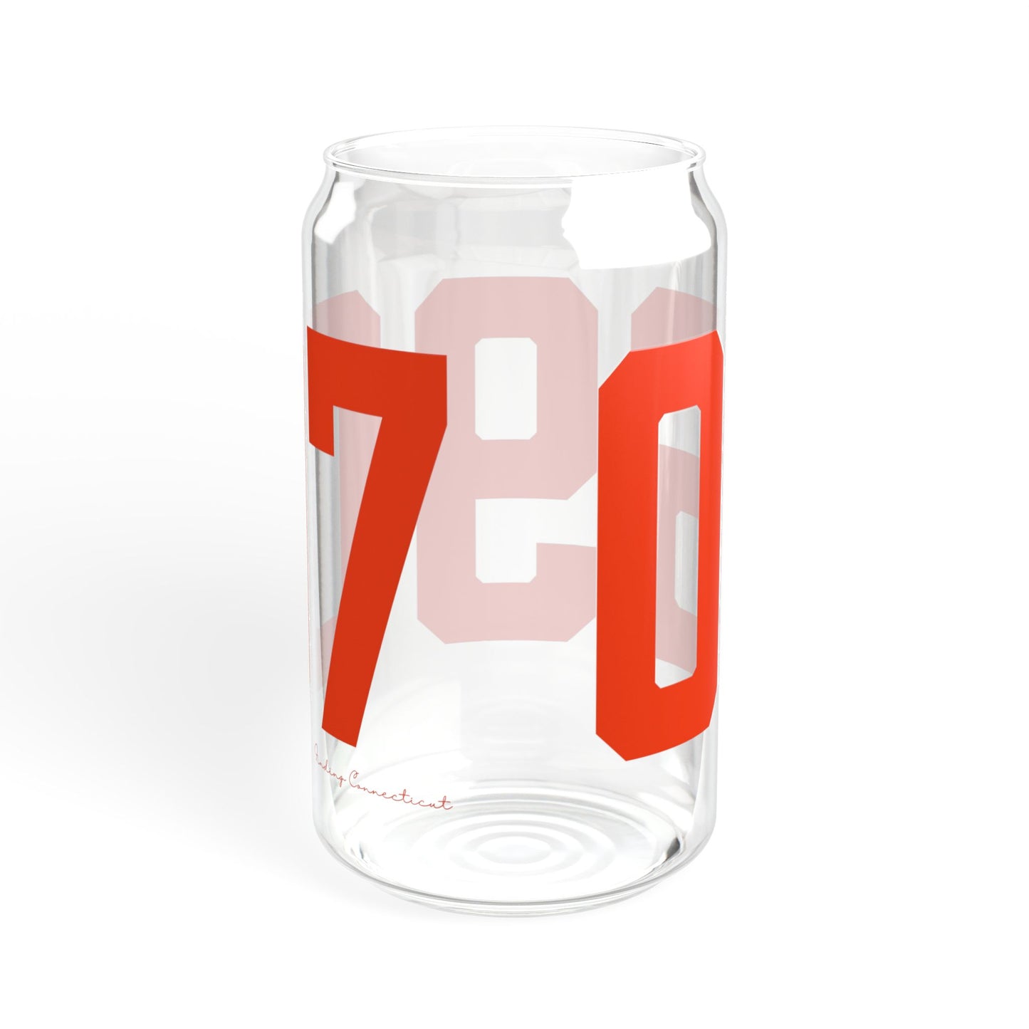06907 Stamford Connecticut Zip Code Sipper Glass, 16oz