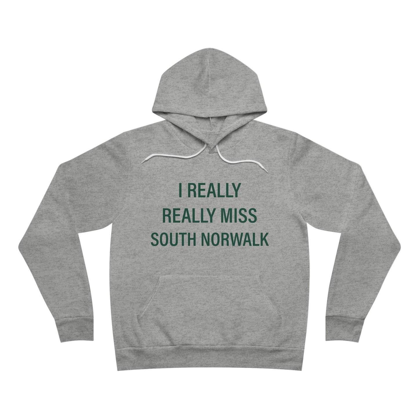 I Really Really Miss South Norwalk Unisex Sponge Fleece Pullover Hoodie