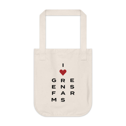 Greens Farms Vision Organic Canvas Tote Bag