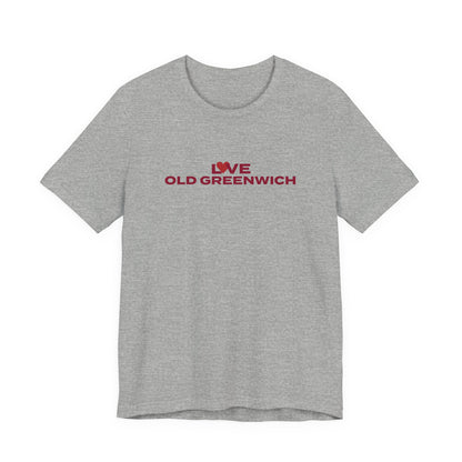 Love Old Greenwich Unisex Jersey Short Sleeve T-Shirt