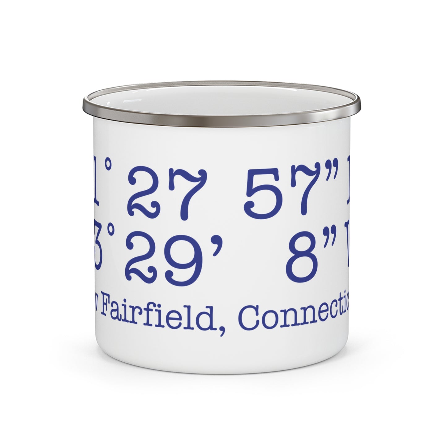 New Fairfield Coordinates Enamel Camping Mug