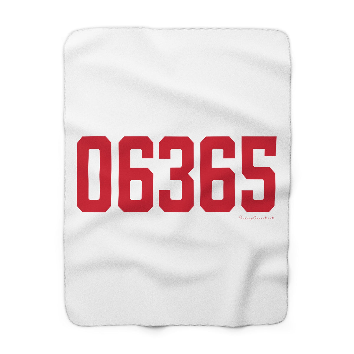 06365 Preston Connecticut Zip Code Fleece Blanket