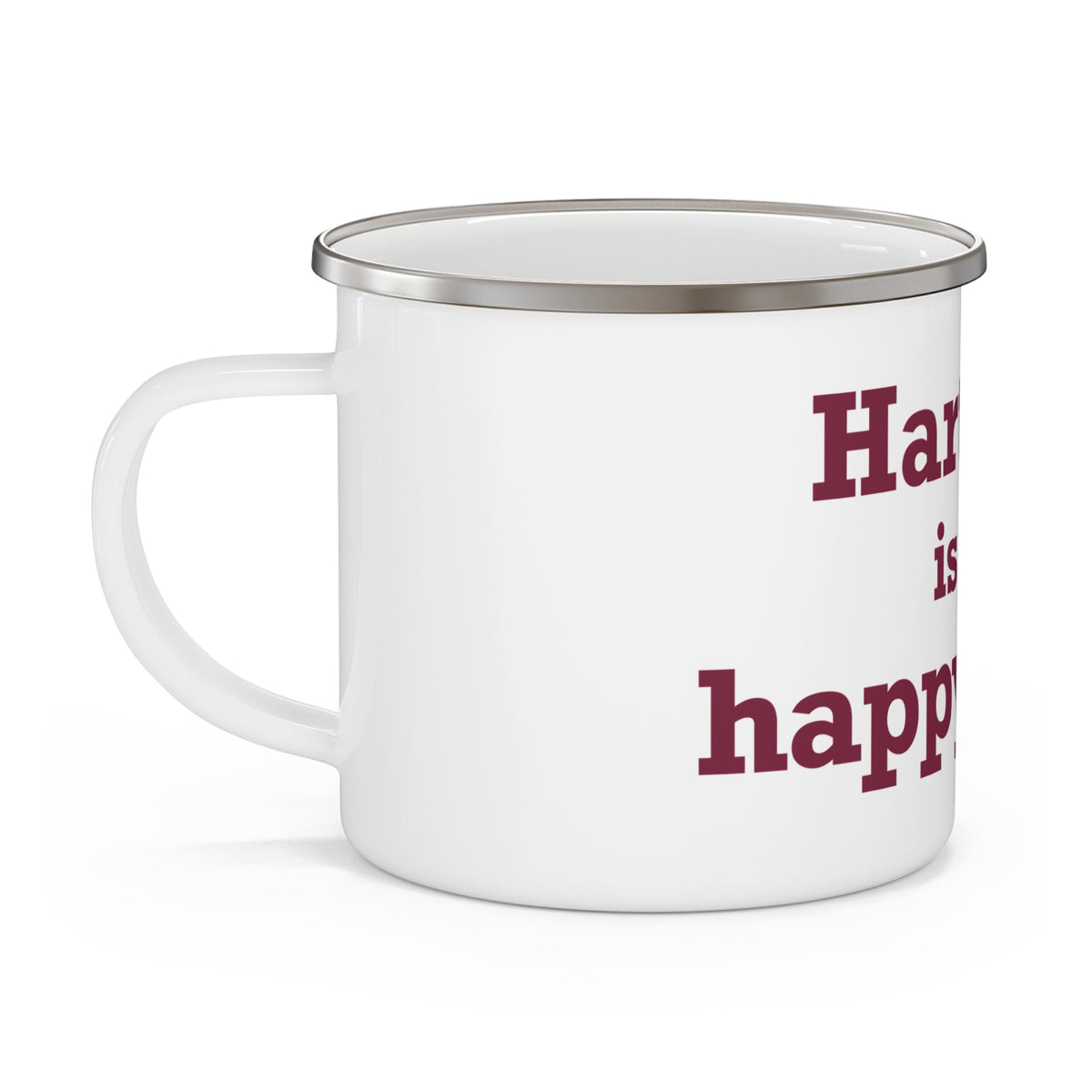 Hartland is My Happy Place Enamel Camping Mug