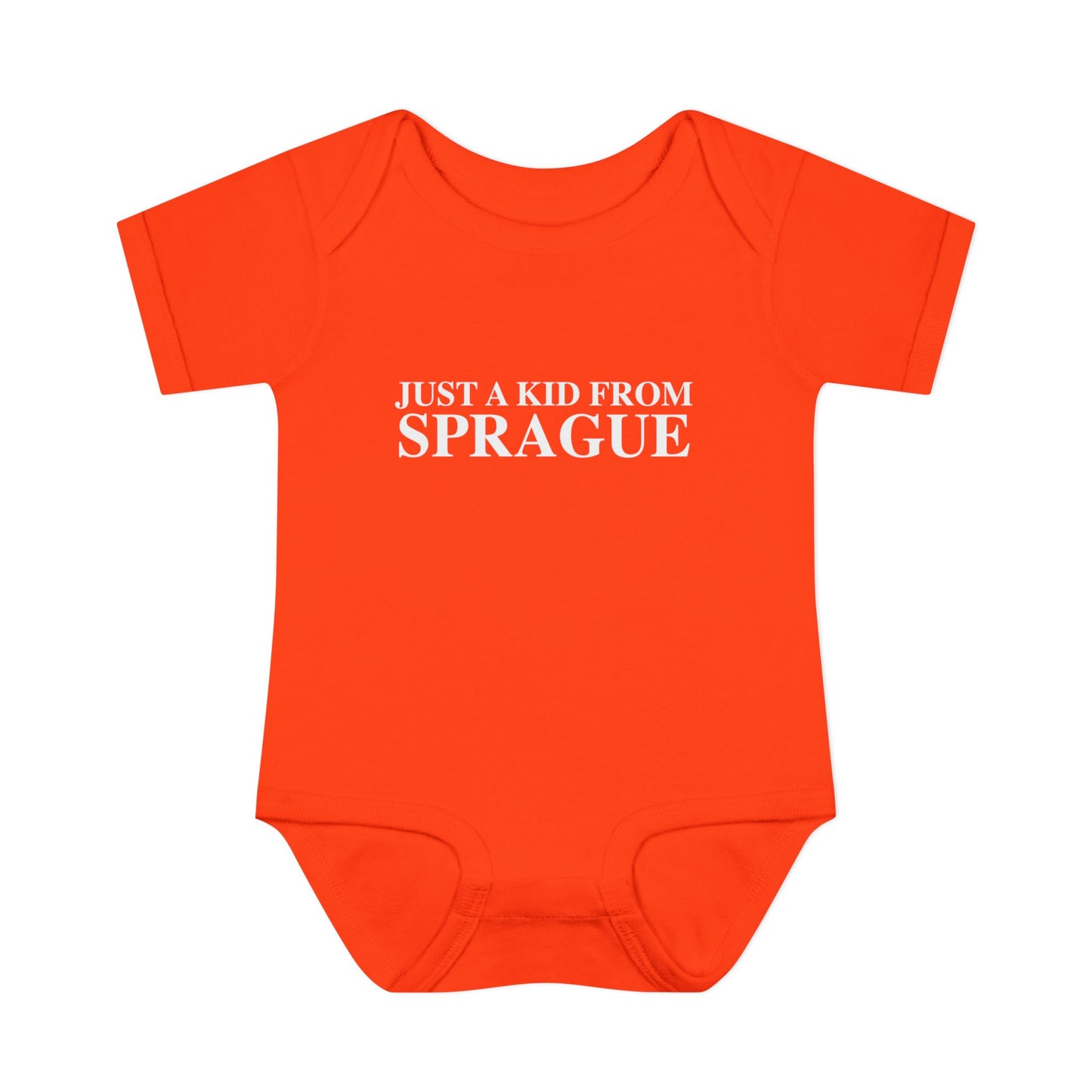 Just a kid from Sprague Infant Baby Rib Bodysuit