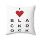 Black Rock Vision Spun Polyester Square Pillow