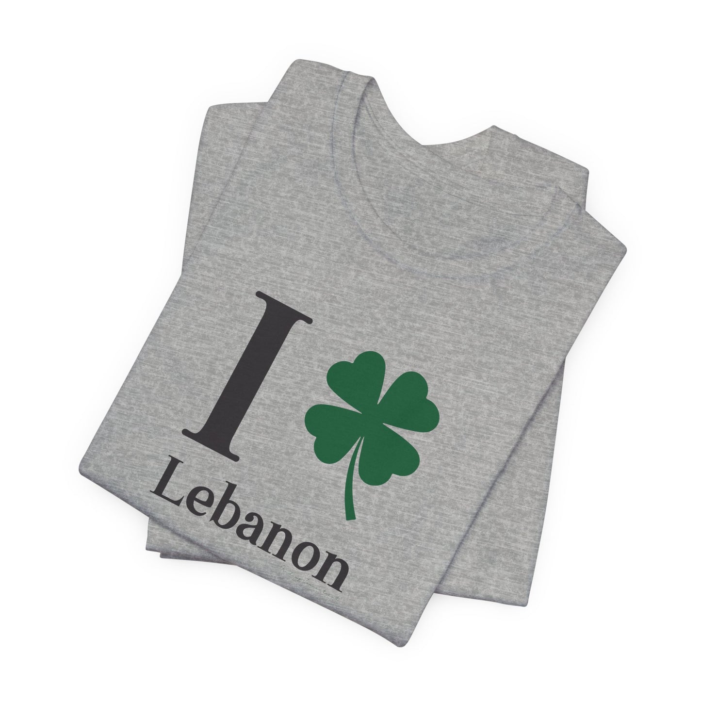 I Clover Lebanon Unisex Jersey Short Sleeve T-Shirt
