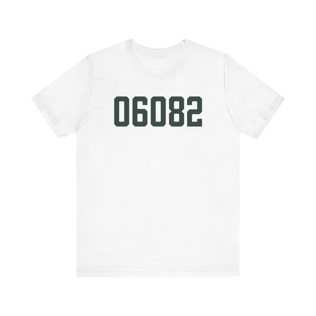06082 Enfield Connecticut Zip Code Unisex Jersey Short Sleeve T-Shirt