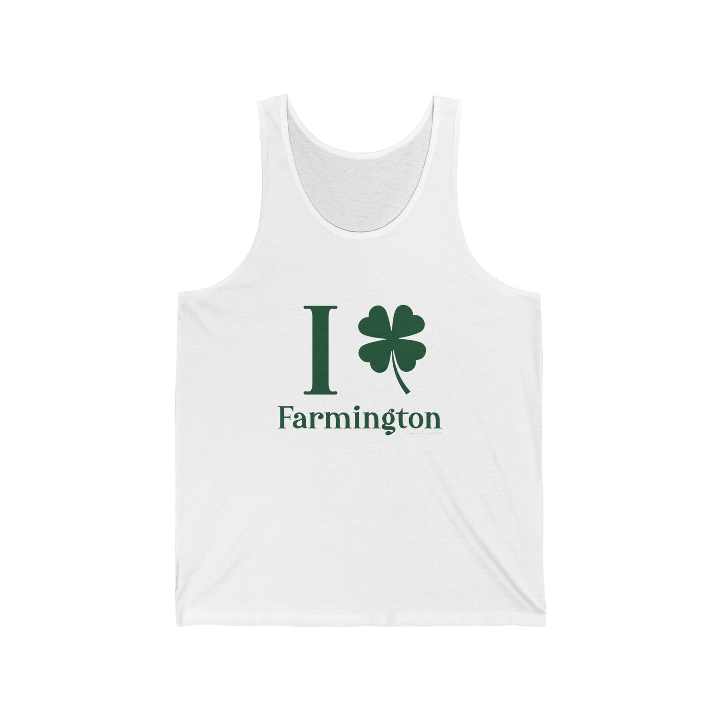 I Clover Farmington Unisex Jersey Tank Top