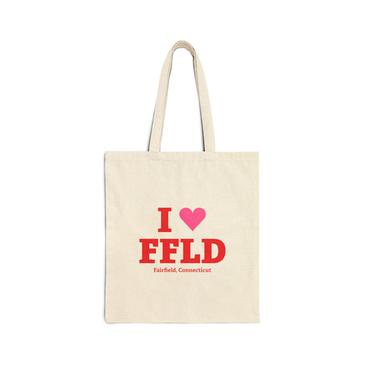 I Heart FFLD Cotton Canvas Tote Bag